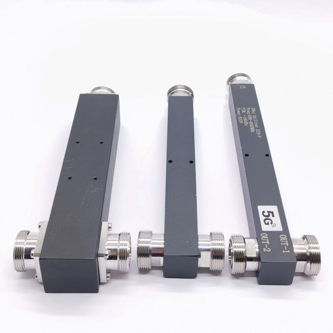High Quality RF 2 Way Power Splitter 10W Highfrequency Range 350-3800MHz with SMA Female Connector Type Widely Used for Base Station
