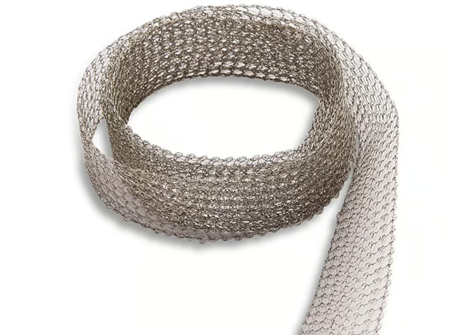 0.11mm Knitted Wire Mesh Tapes High Strength And Stability