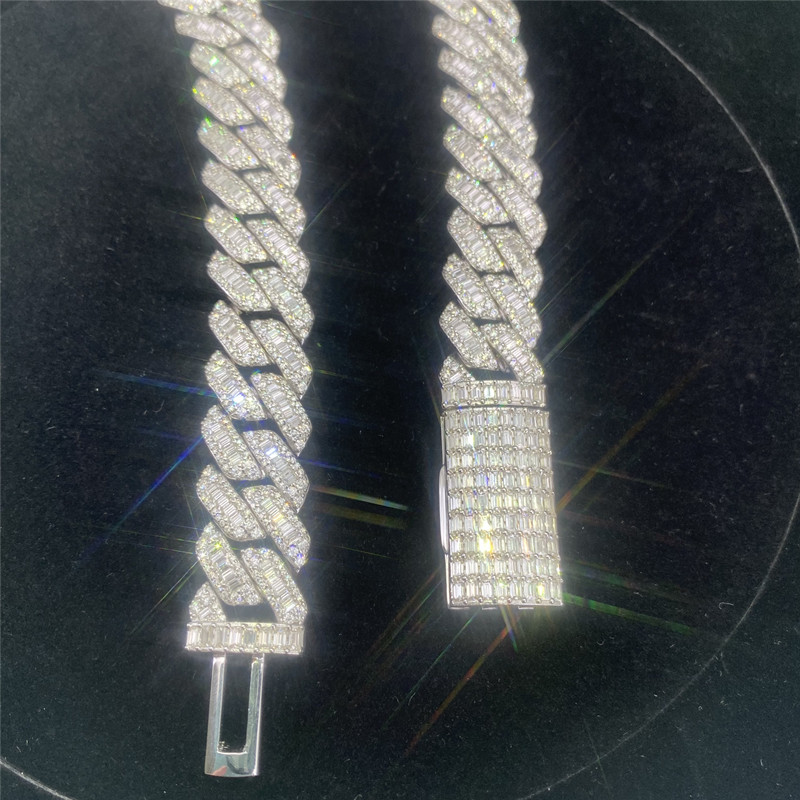 Hip Hop Iced Out Moissanite Cuban Link