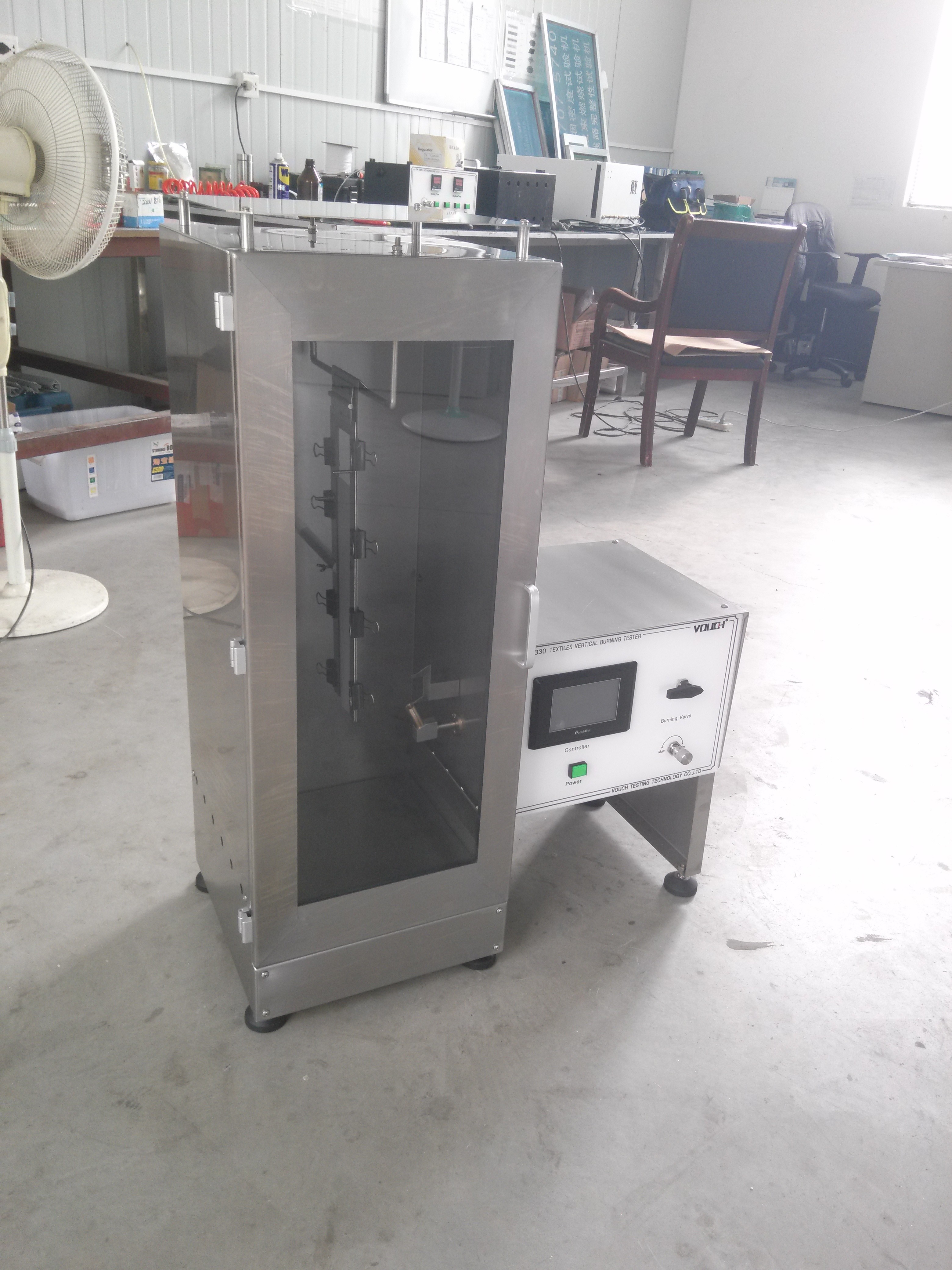  Automatic Fabric Testing Equipment Vertical Combustion Test Standard CFR1615 Manufactures