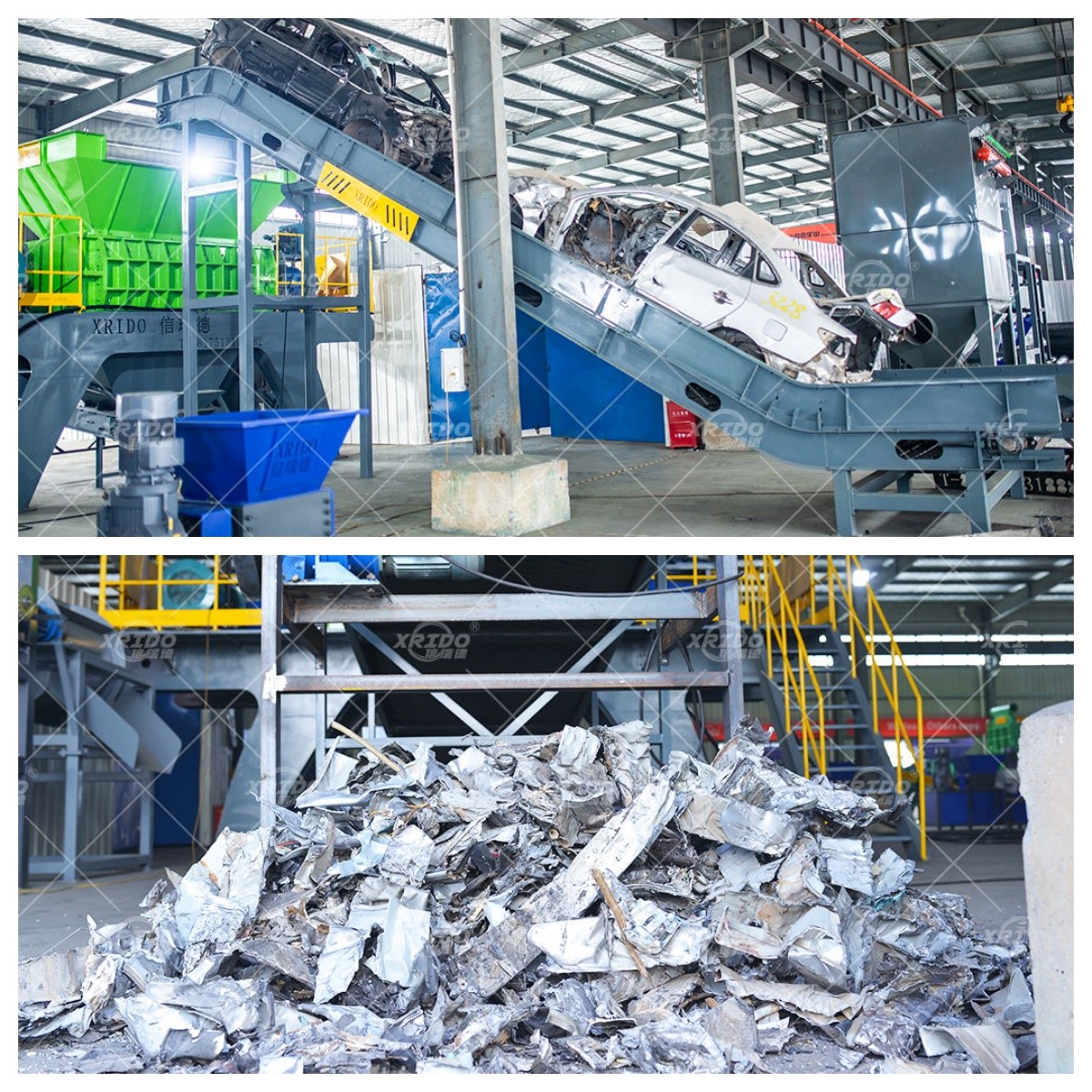 Bicycles Crusher Scrap Car Crusher Scrap Motorcycles Crusher Metal Shredder
