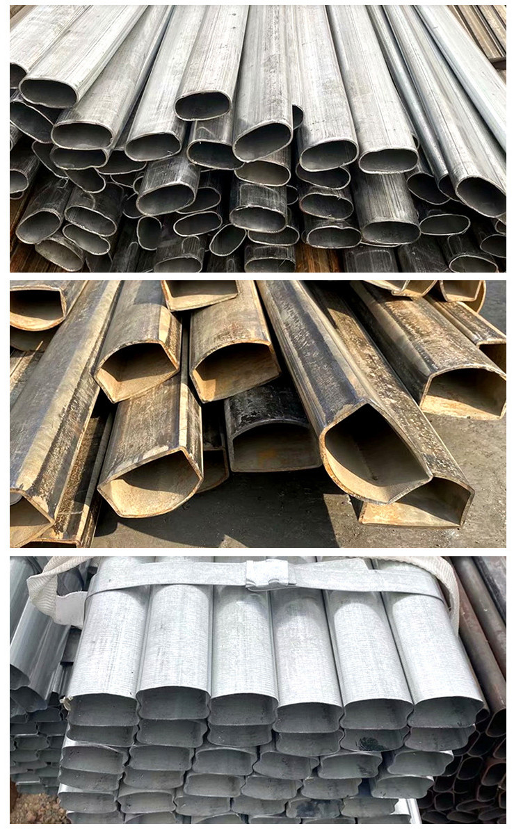 DIN JIS Shape Steel Pipe Galvanized