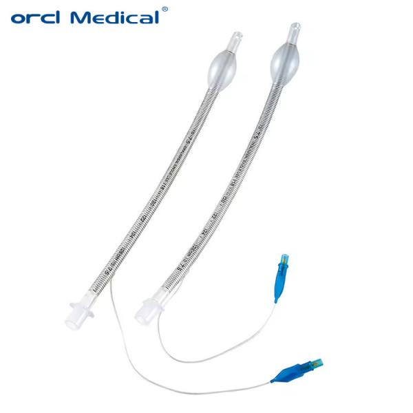 Transparent Reinforced Endotracheal Tube with Radio Opaque Line for Easy