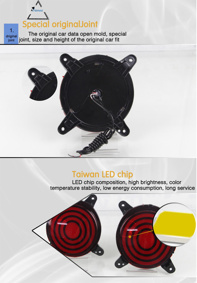 Waterproof For Car Hyundai Grand I10 2017 2018 Led Rear Bumper Turn Tail Light