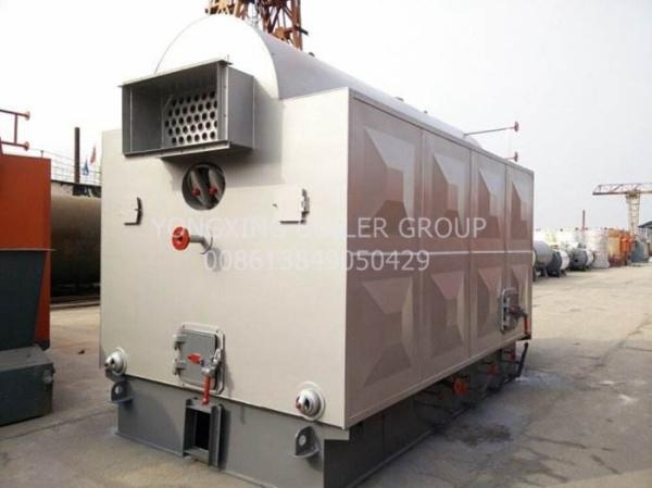 4 Ton Hand Feeding Biomass Fired Steam Boiler Industrial Palm Husks / Peanut