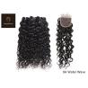 Buy cheap 100g 8A 10 12 14 Inch Bundles Water Wave Hair Bundles With Closure from wholesalers