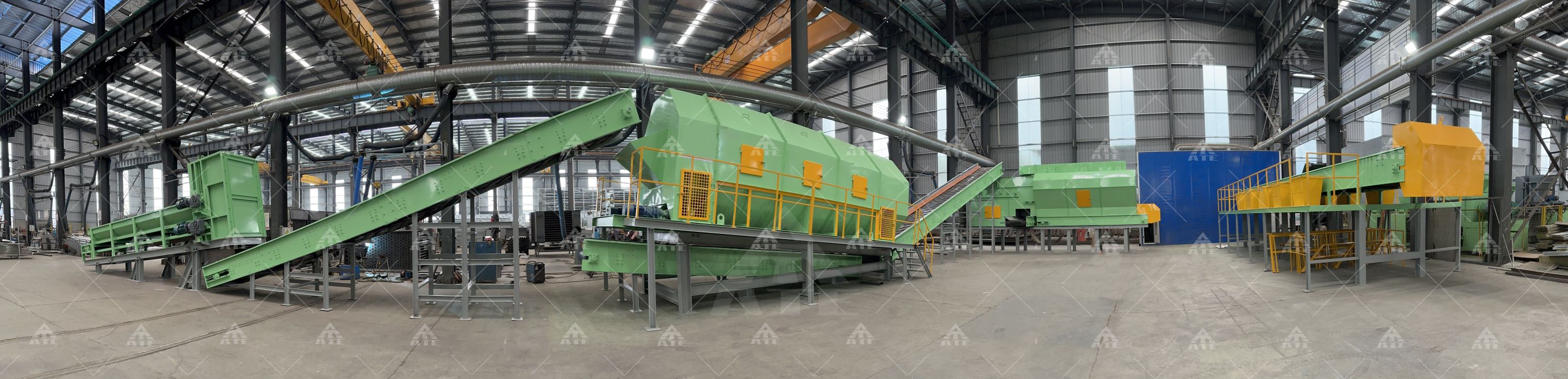 Full Auto Line Household City Garbage Sorting Line Waste Garbage Recycling Sorting Machine