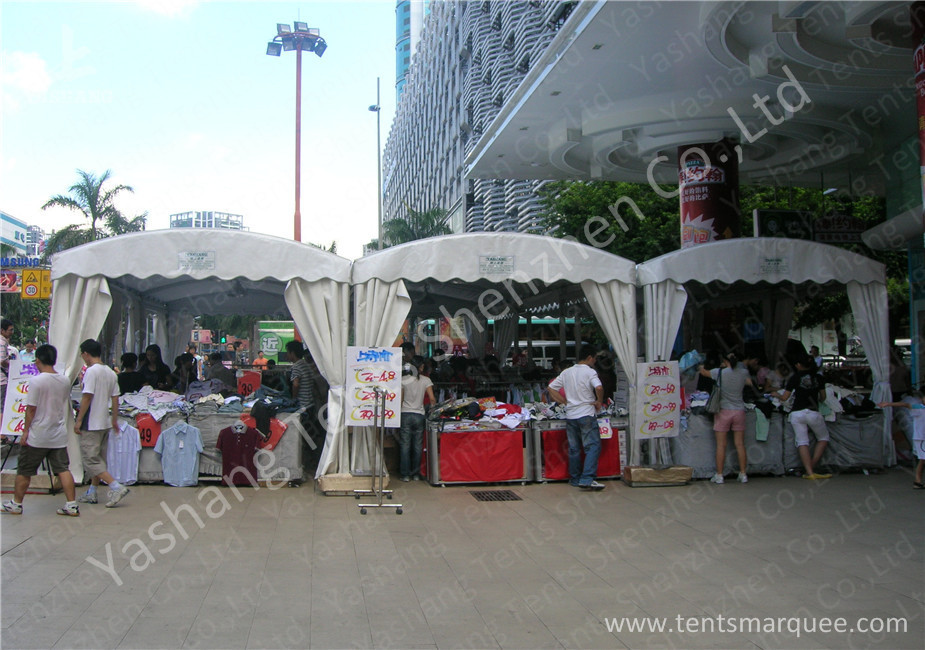 4x9M Arc Shape Outdoor Event Tent Transparent PVC Windows Waterproof