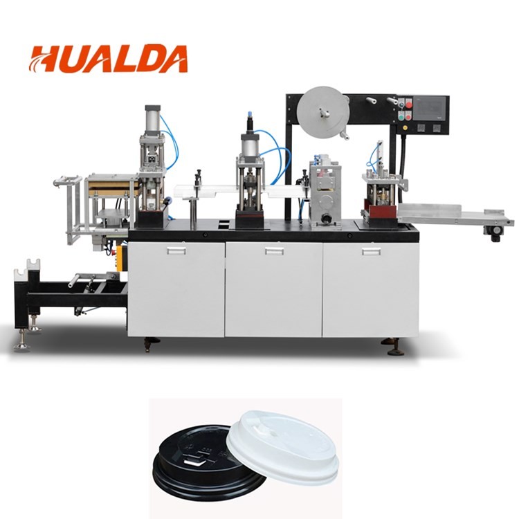 1000 Kgs Plastic Cup Forming Machine , Lid Punching Machine One Year Warranty