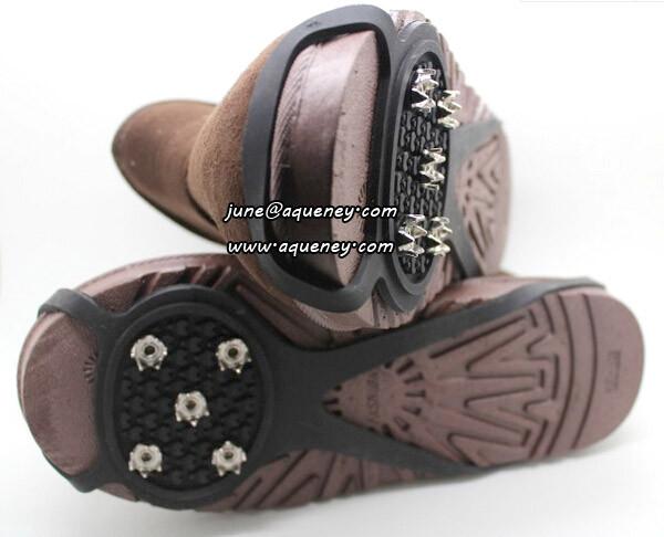 Silicone Spiker Skidproof Snow Shoe Shoes Cover, Silicone rubber mountaineering