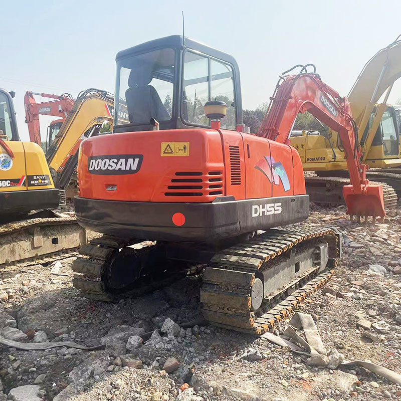 Mini DH55 Used Doosan Excavators Crawler 12000 Pound 5.5ton