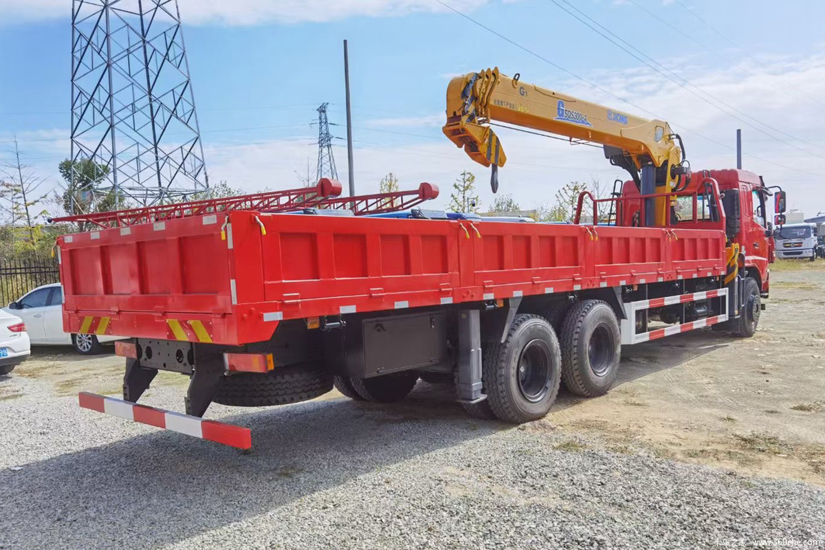 Dongfeng Huashen F5 270 Horsepower 6X4 8.5 m Truck-mounted Cran