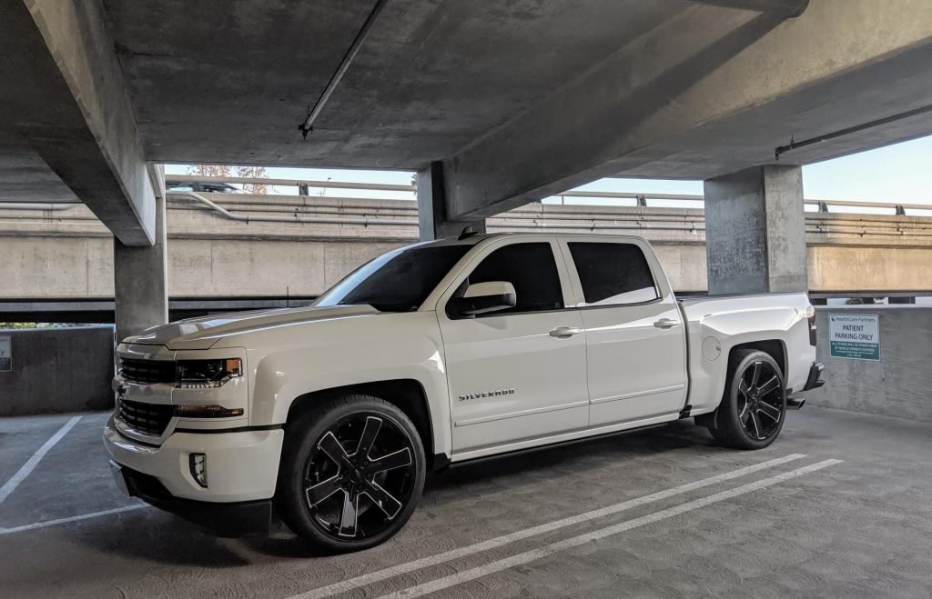 22" Silverado Rally CK162 5662 Wheels Rims Black Milled Sierra Yukon 6x5.5
