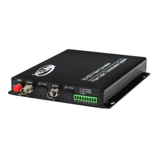 Ho-Link 1 Channel Unidirectional 3G-SDI SDI Video Converter Audio with Data 485/232/422