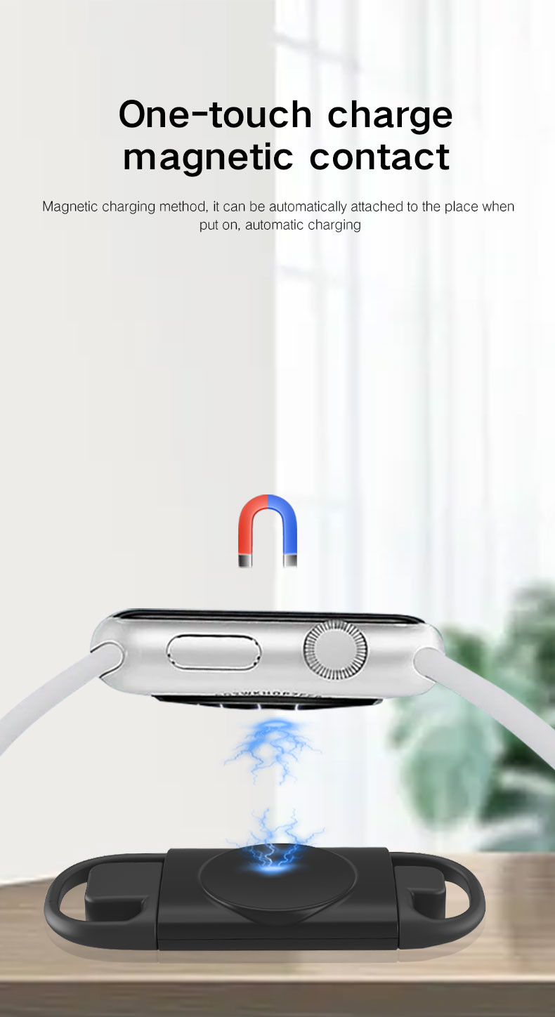 Apple Watch Wireless Magnetic Charger 5V Lightweight 0.8 Ounces White Color