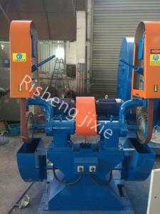  Double Head Abrasive Belt Grinder Machine For Metal Workpiece Polishing Manufactures