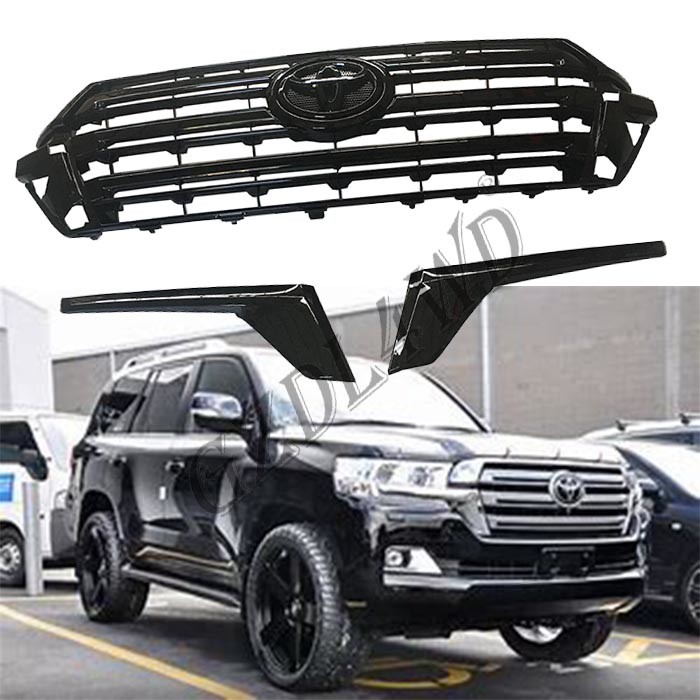 Black Mesh Car Front Grill Mesh For TOYOTA PRADO FJ200 2016-2018