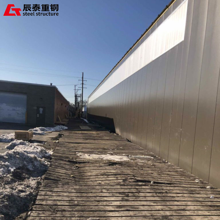 Steel Structure Workshop High Rise Prefabricated Hangar With Secondary Structure Knee Brace Etc