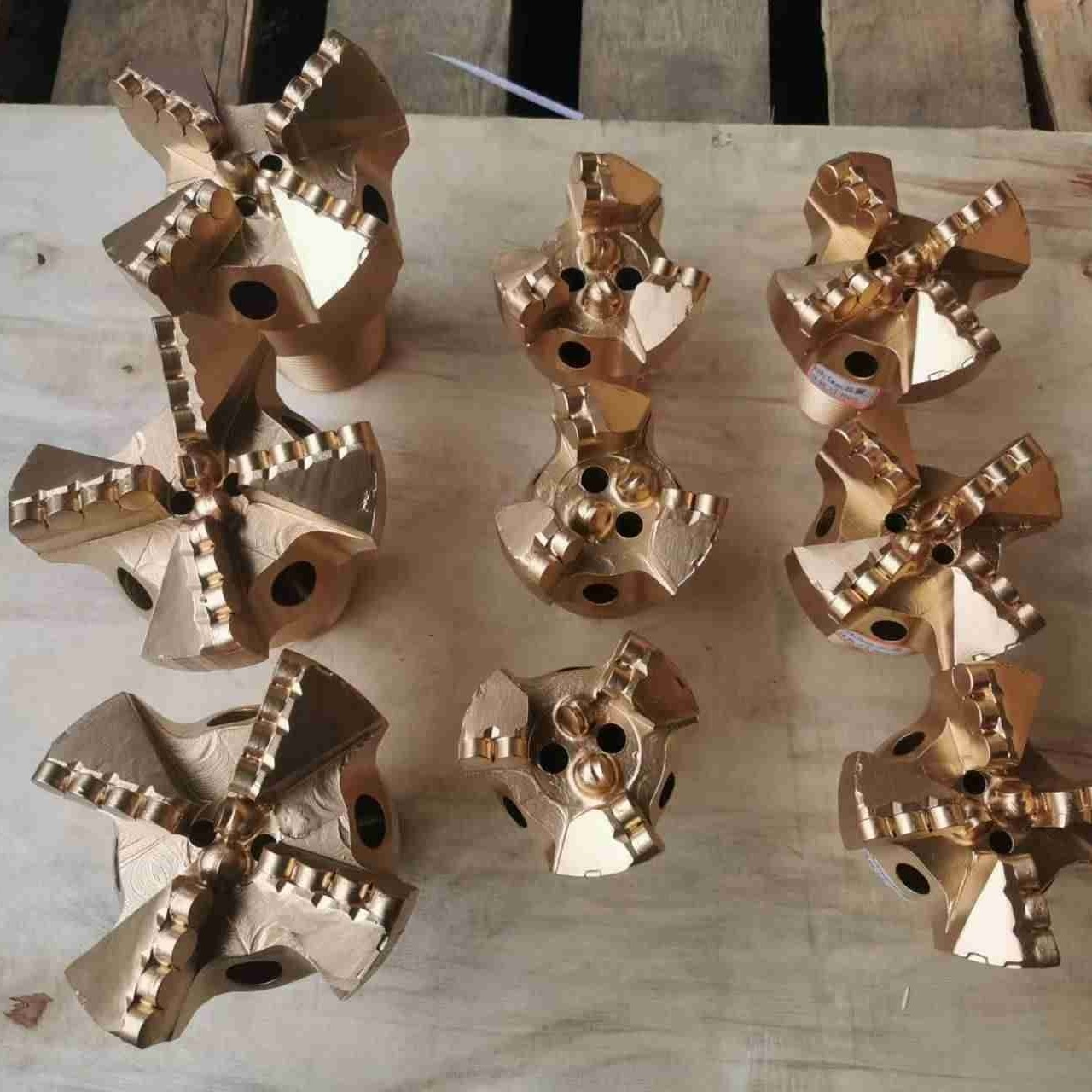 Water Well Drag Pdc Drill Bits 165mm 3 Blade