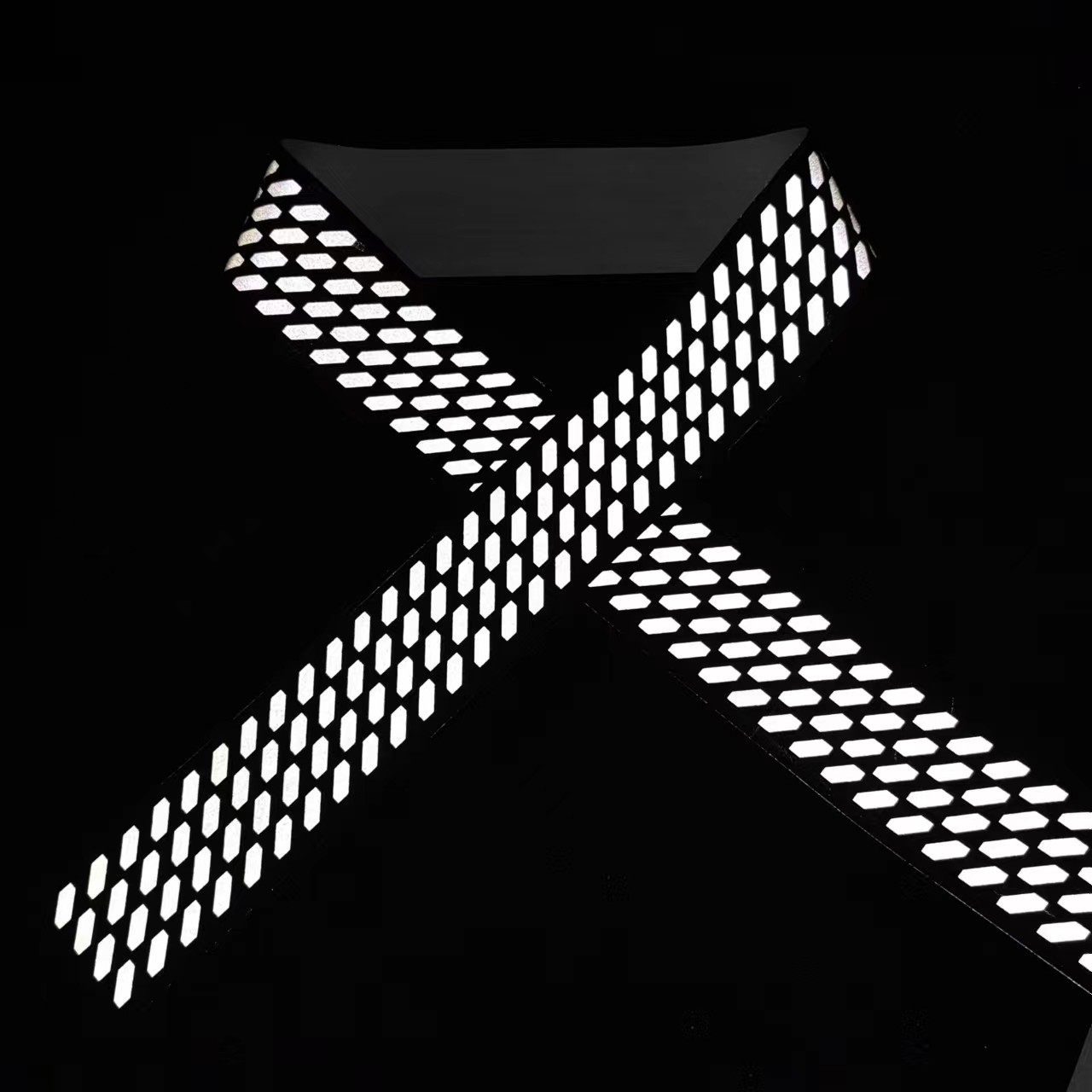 Highlight T/C Backing Reflective Webbing Colorful Fashion Printing For Making Safety Outwear