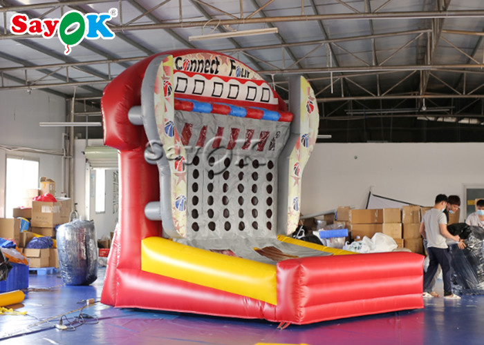 Inflatable Yard Games Fire Proof Target Shooting Inflatable Sports Games Basketball Hoop