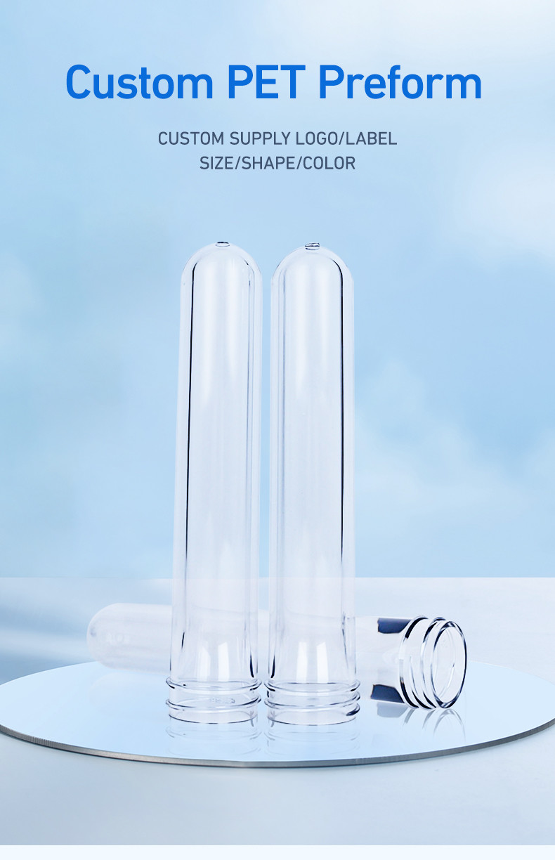 Cosmetic Plastic Bottle Preform 20mm 24mm 28mm PET Preform