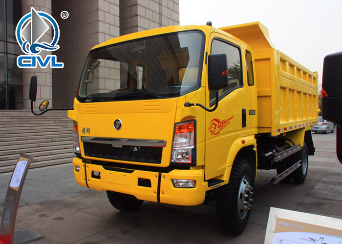 Single Row Cab Diesel Dump Truck 4x2 Chinese Sinotruk YN4100QB-2 Engine