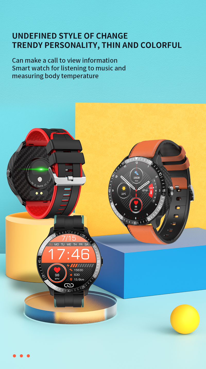 200mAh Battery IP67 smart watch full touch screen Magnetic Charging