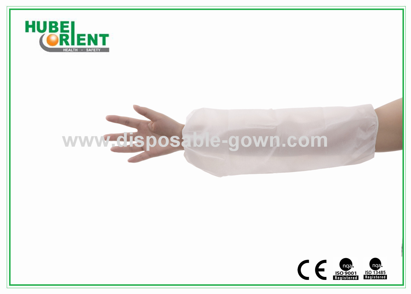 Oil Prevention 40gsm Non Woven Disposable Oversleeves