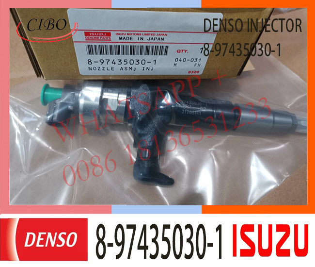 Genuine Common Rail Diesel Engine Fuel Injector 8-97435030-1 8974350301 For ISUZU