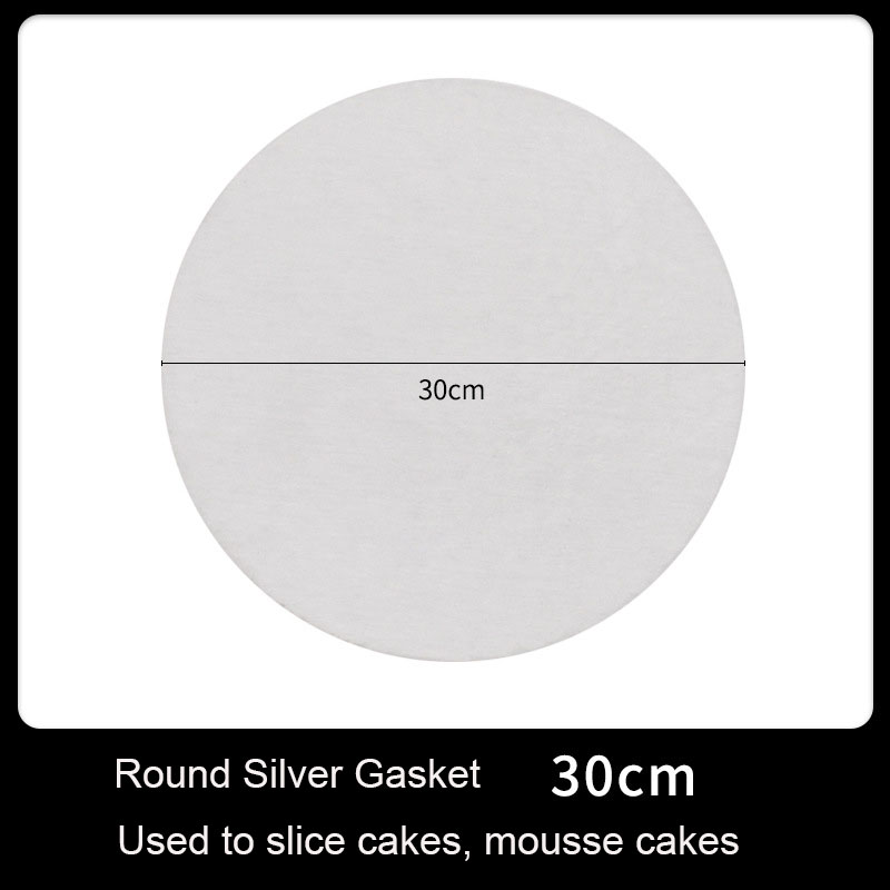 Direct Exquisite Food Grade Circle Cardboard Cake Paper Boards Round Silver Base Tray