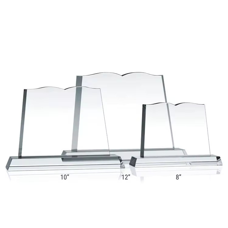 Custom Cut Book Shaped Clear Acrylic Recognition Awards Plaque For Reading Event