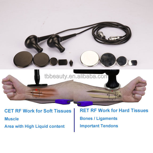 3 In 1 RET CET RF 448khz Tecar Therapy Physiotherapy Tecar Machine