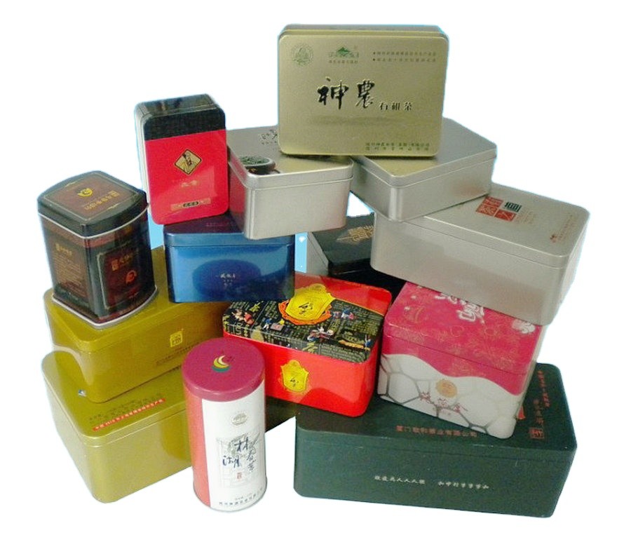 Screwed Empty Coffee Cans With Lids 500ml Round Tin Box