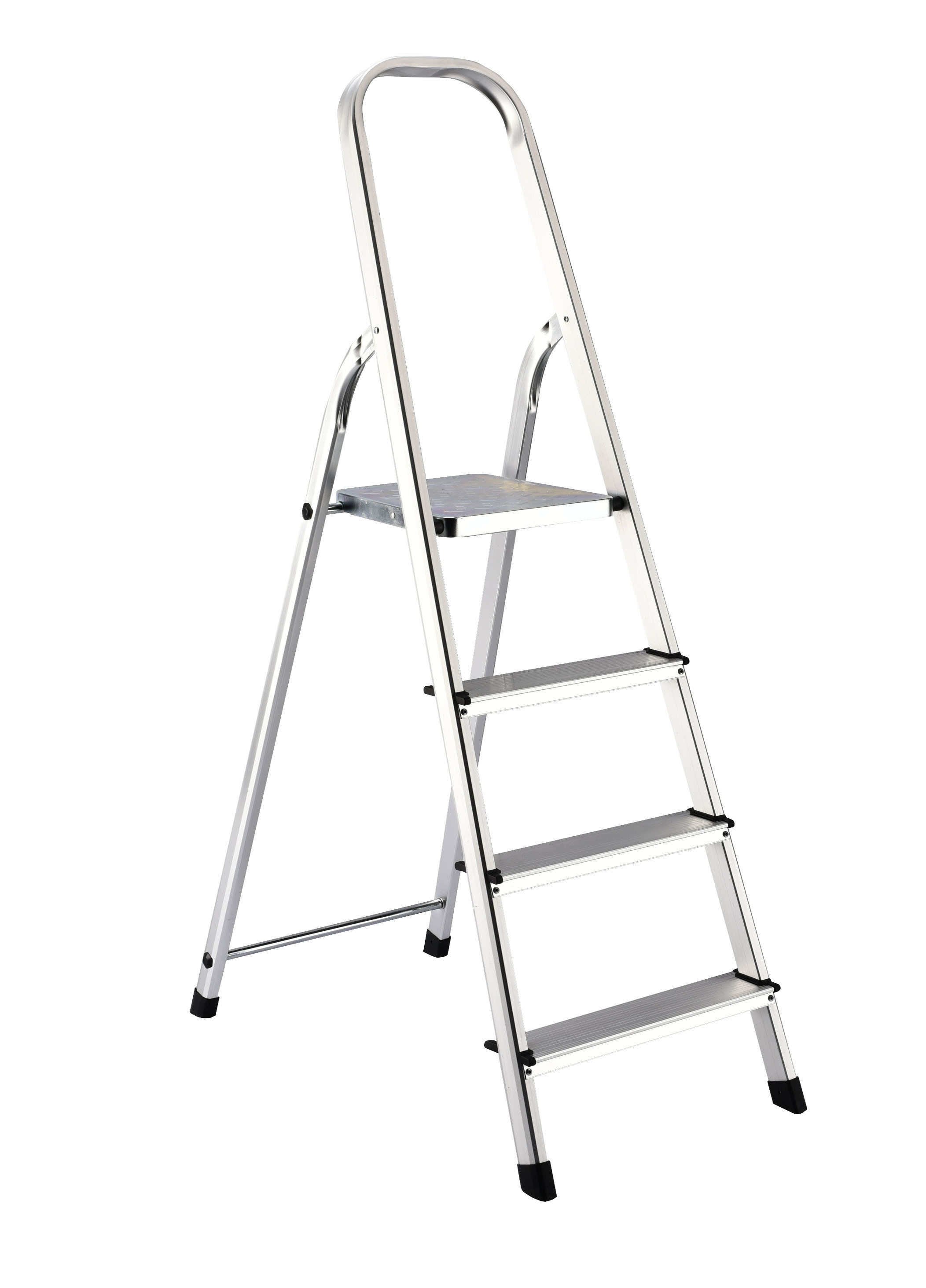 4 Steps Portable Lightweight Household Foldable Aluminum Step Ladder