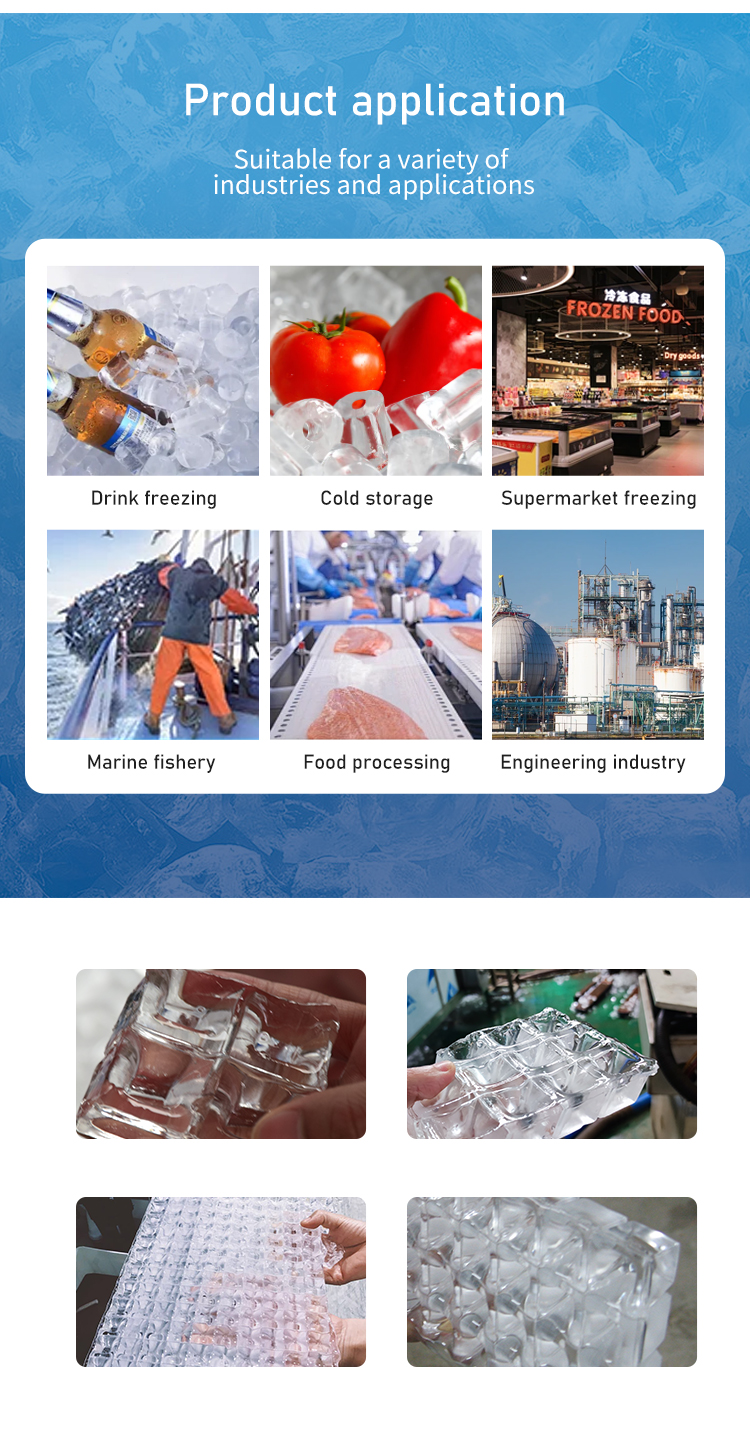 High Accuracy Automatic Ice Cube Machine Air Cooling Fatigue Resistant