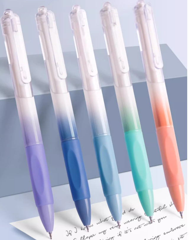 Press neutral pen Students use pen carbon water pens Smooth and easy to write pen school plastic pen ballpoint pen