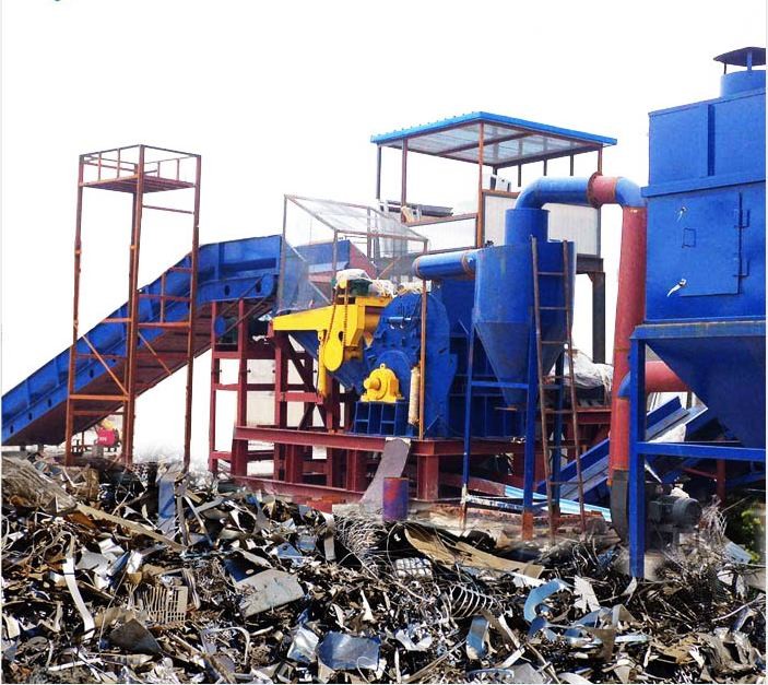Custom Industrial Scrap Metal Shredder Steel Crushing Machine Recycling Line