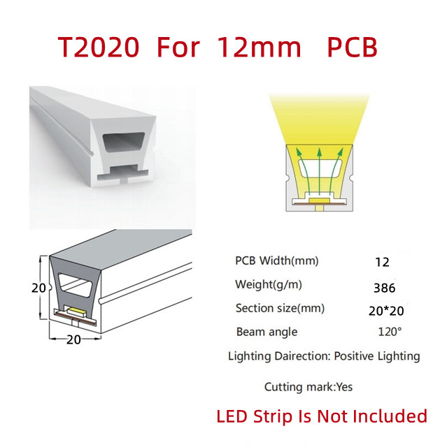 DC 12V Red LED Neon Flex with 50000 Working Lifetime and Hanging Mounting Installation