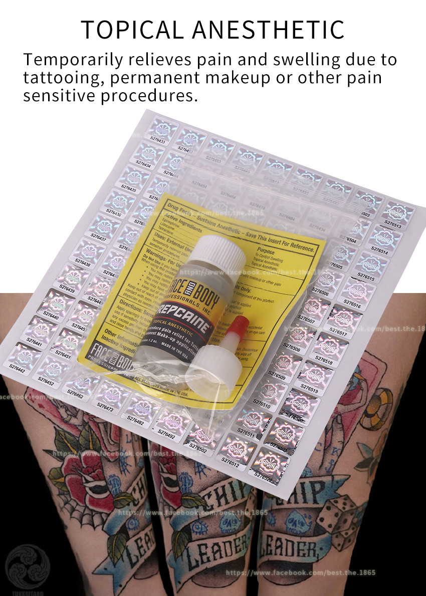 Prepcaine Tattoo Numbing Gel Highly Effective Tatoo Anesthetic Gel