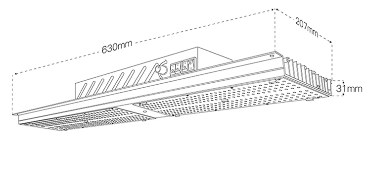 BAVAGREEN 240W Pro full spectrum SAMSUNG LM301H LED Grow Light for cannabis 2