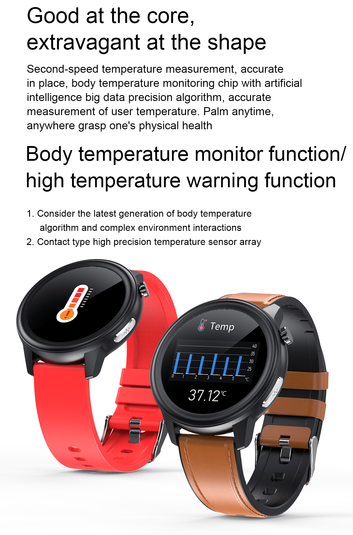 240X240 Sport Touchscreen Smartwatch 200mAh Blood Pressure Monitor Bands