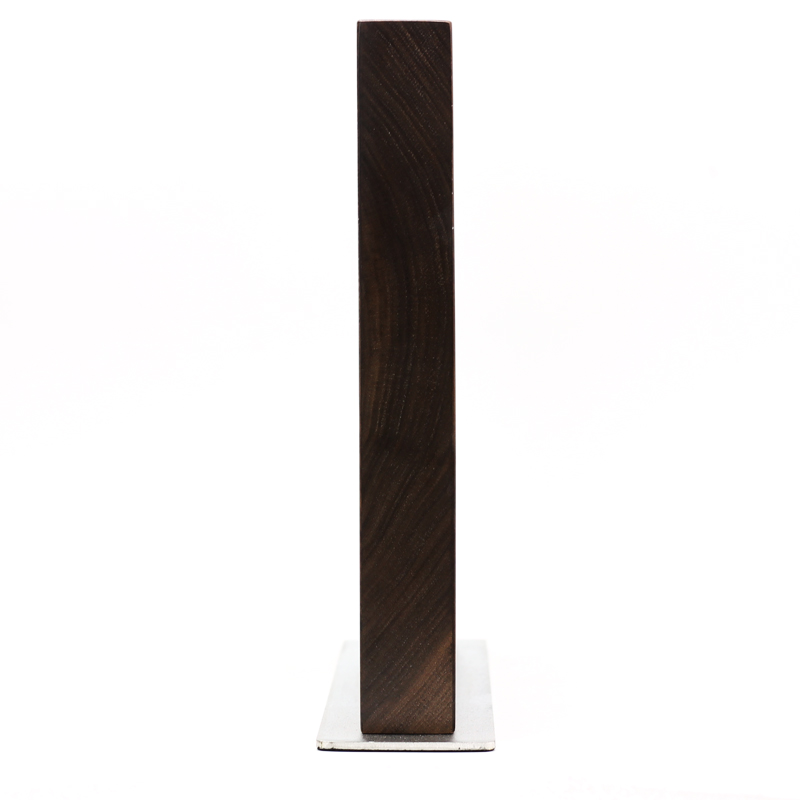 260x240x32 mm Double Sided Magnetic Knives Holder with Permanent Bamboo Acacia Walnut
