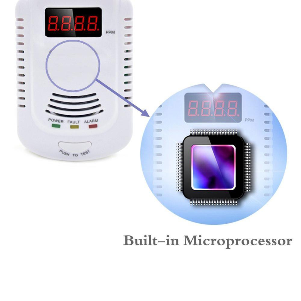 Standalone Battery Operated 85dB Co Smoke Detector Voice Alarm