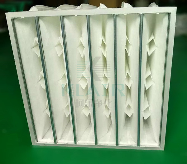 Compact Bag Air Filters Class G3 Industrial ISO Coarse 65% With Robust Construction