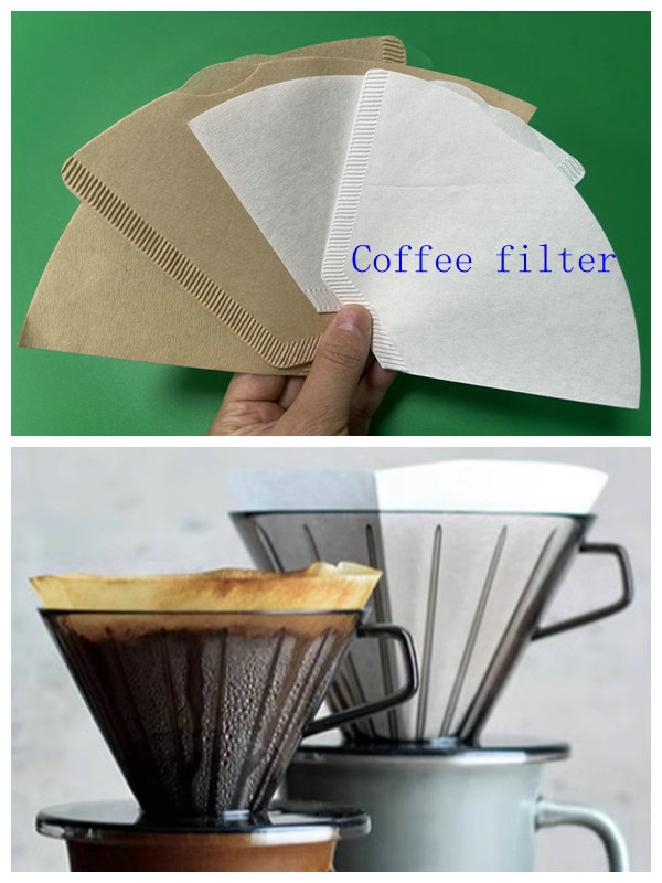 50gram Bamboo Pulp Coffee Filters Paper With Jumbol Roll Width 308mm White Color 