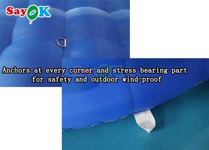 Advertising Structure Inflatable Air Tent LED Light Outdoor Camping Dome Tent
