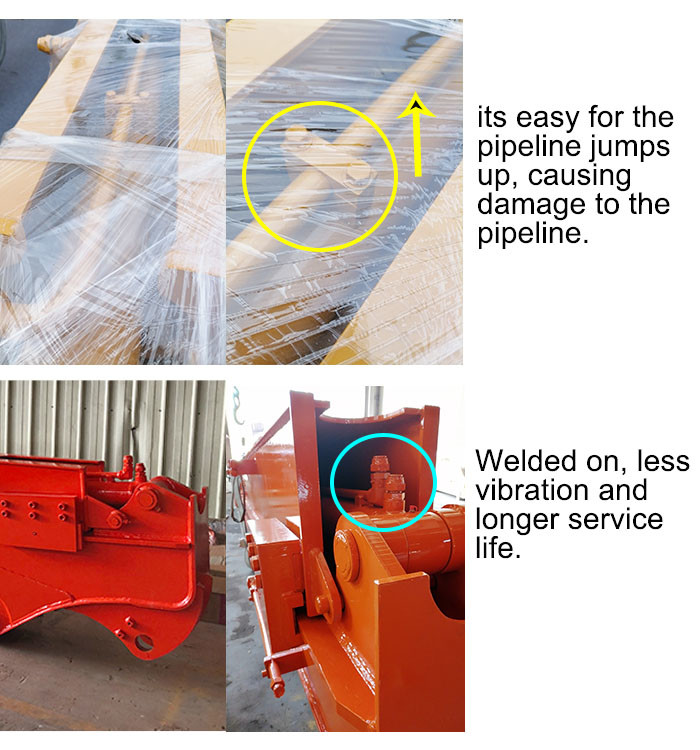 8M Telescopic Excavator Use Q355B Cylinder Bucket