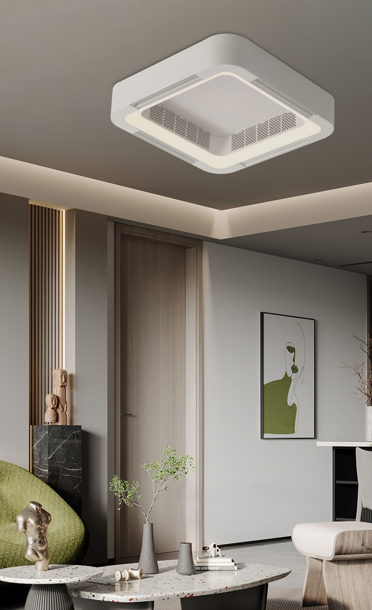 No leaf ceiling fan lamp household bedroom living room invisible air conditioner electric fan ceiling fan lamp