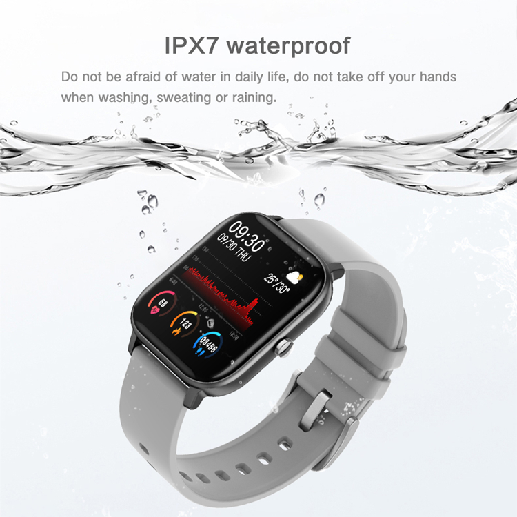 Waterproof RoHS Square Shape Smartwatch GTS Blood Pressure Band